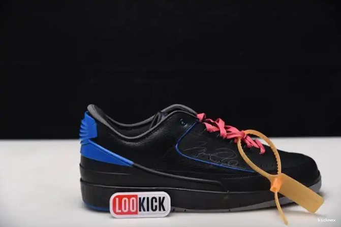 Cheap MAX DJ4375-004 SP Black Low Off-White Blue Retro 2 Jordan 0416